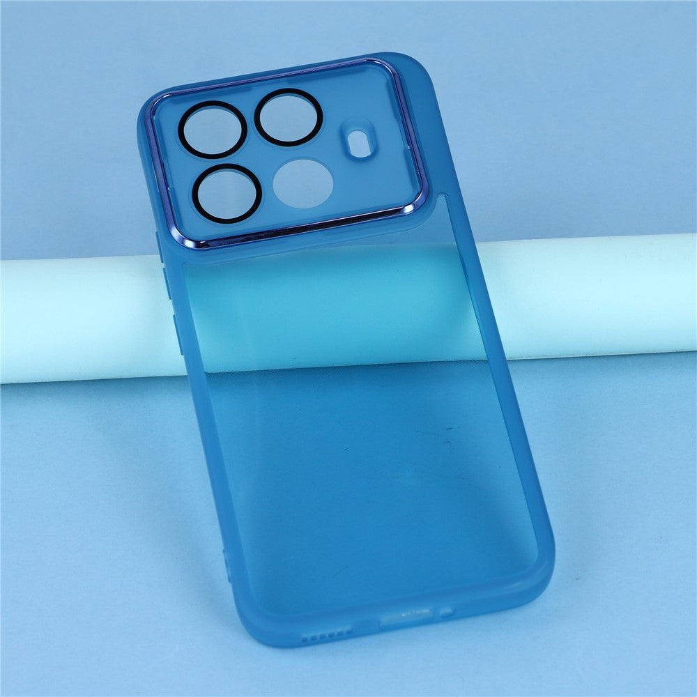 For Xiaomi 15T Pro Case Electroplated Camera Frame TPU Phone Cover