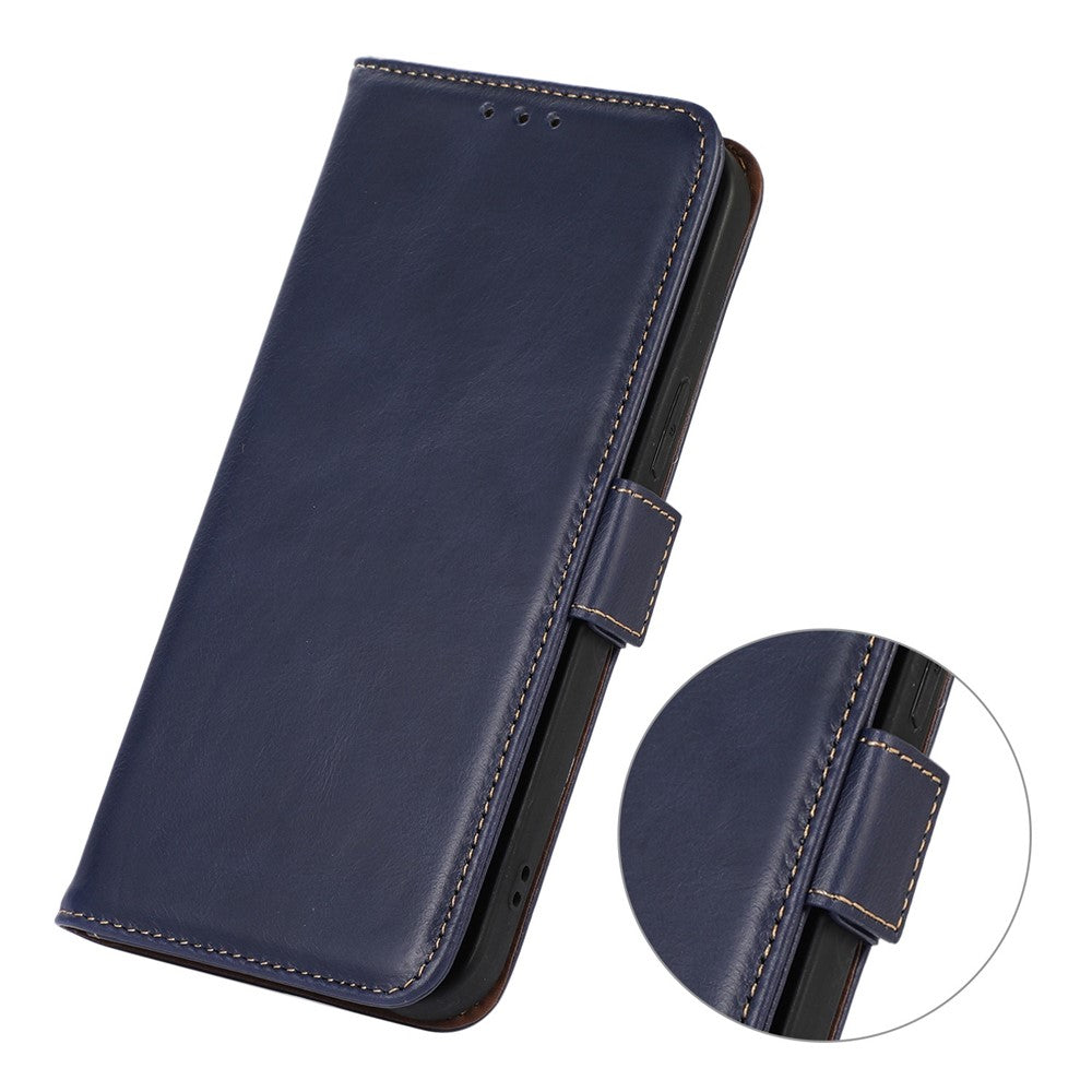 For Samsung Galaxy S26 Ultra Case RFID Blocking Genuine Cow Leather Wallet Phone Cover