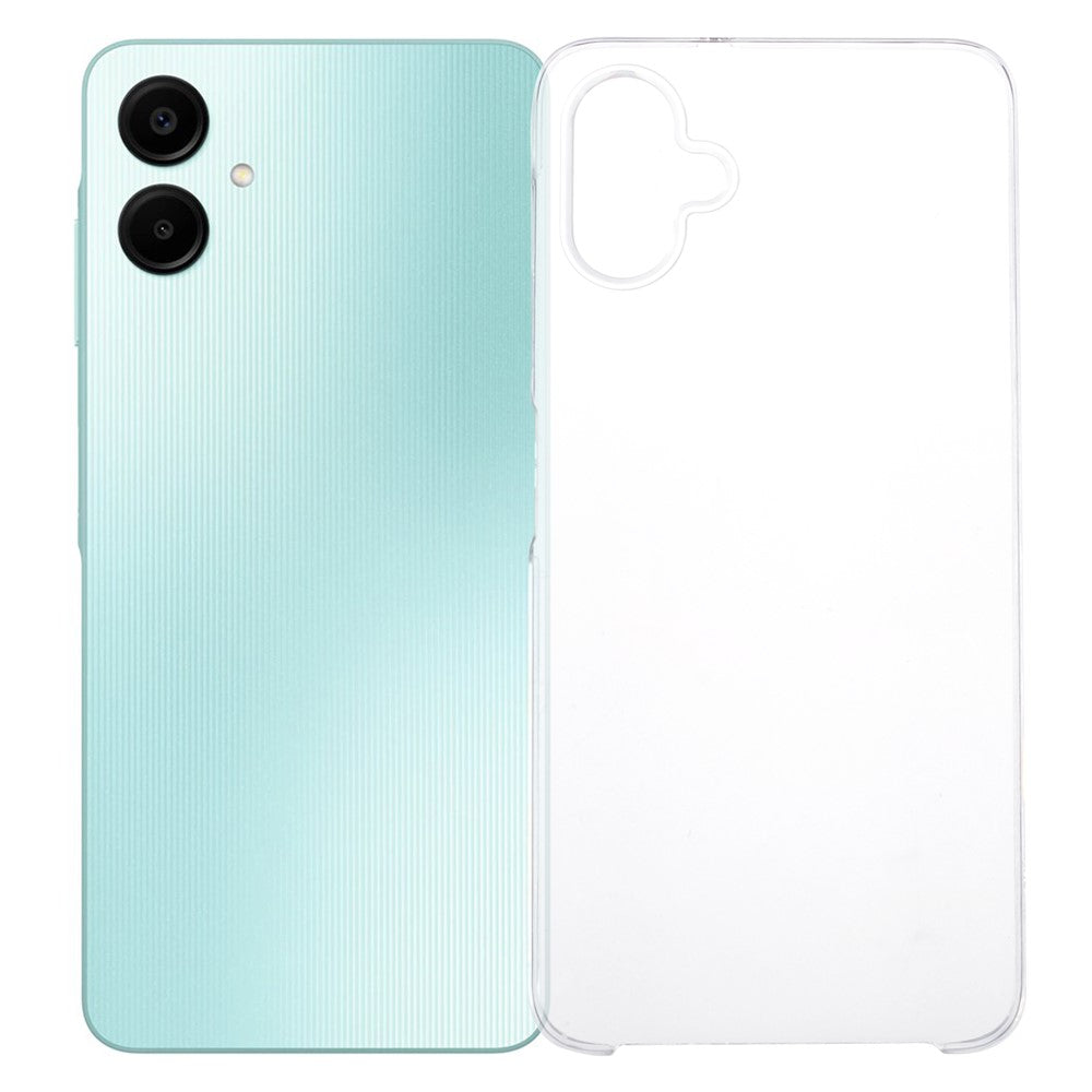 For Samsung Galaxy A07 4G Case TPU Frame Clear Acrylic Back Phone Cover with PET Film