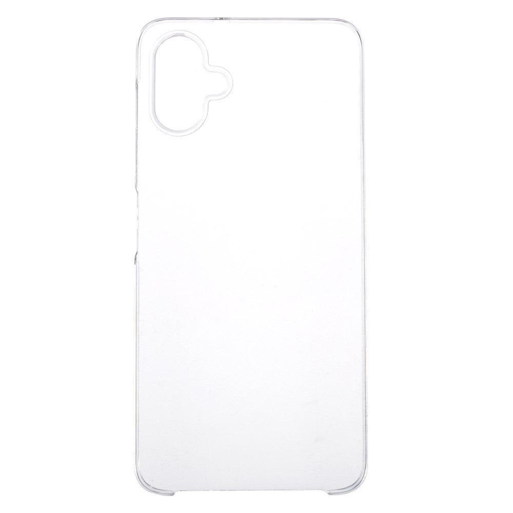 For Samsung Galaxy A07 4G Case TPU Frame Clear Acrylic Back Phone Cover with PET Film