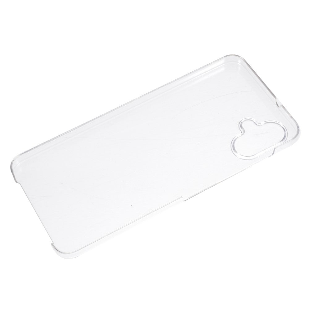 For Samsung Galaxy A07 4G Case TPU Frame Clear Acrylic Back Phone Cover with PET Film