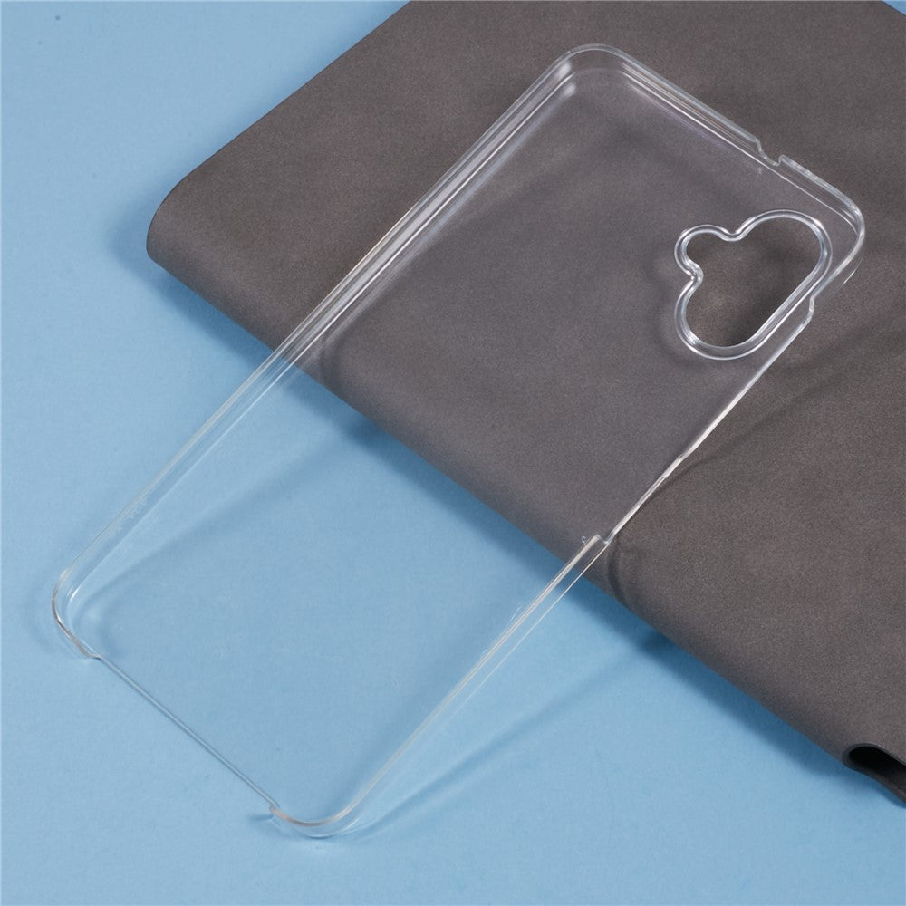 For Samsung Galaxy A07 4G Case TPU Frame Clear Acrylic Back Phone Cover with PET Film