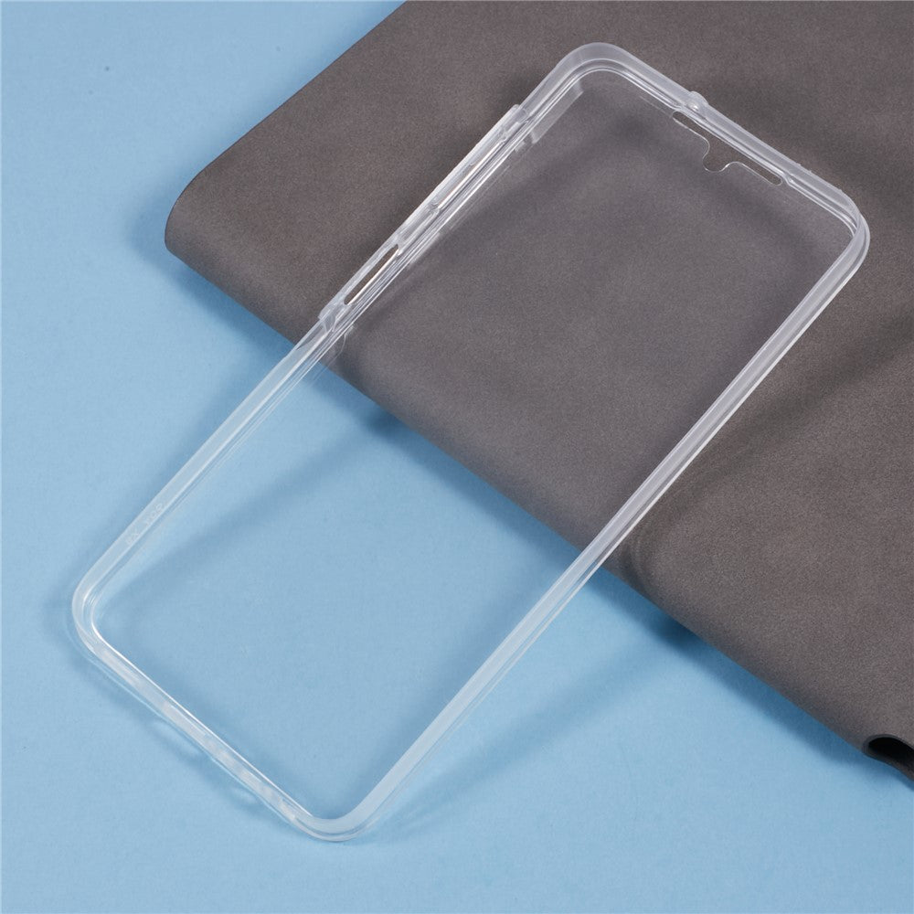 For Samsung Galaxy A07 4G Case TPU Frame Clear Acrylic Back Phone Cover with PET Film