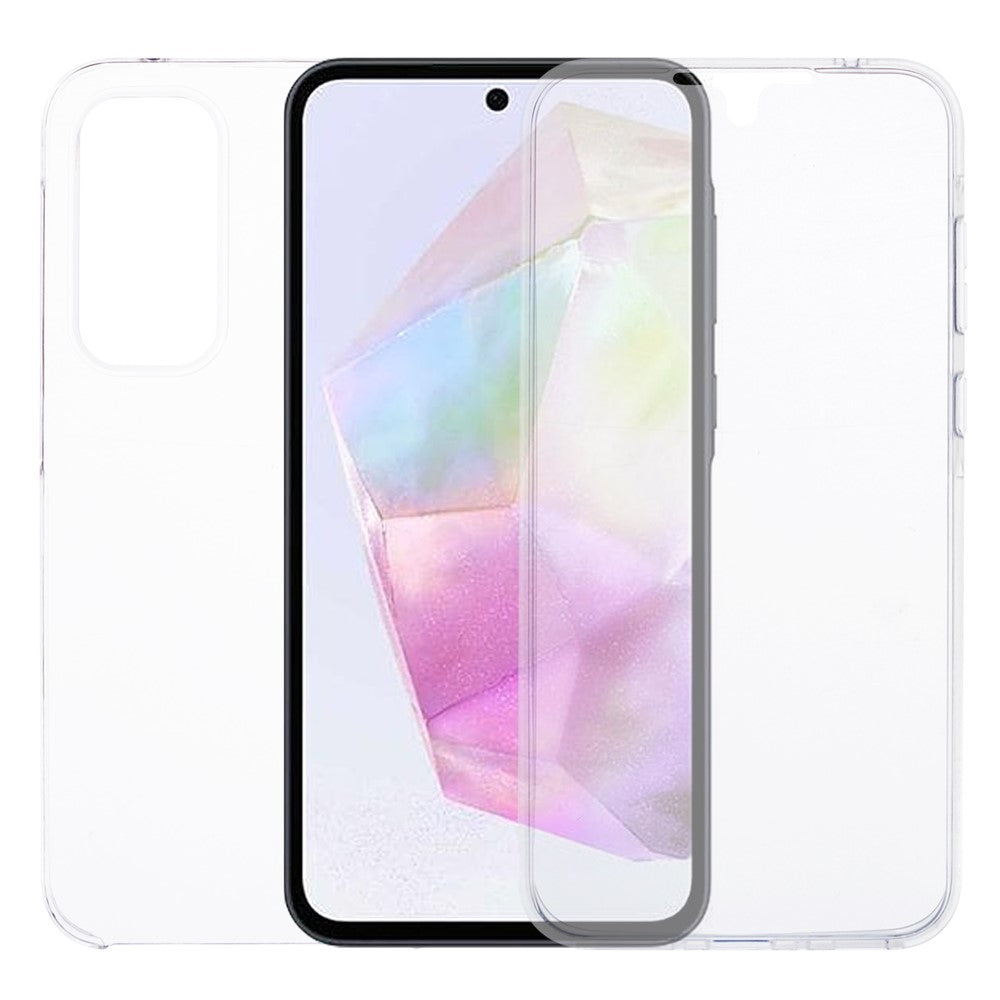 For Samsung Galaxy A26 5G Phone Case TPU Frame Clear Acrylic Back Cover with PET Film