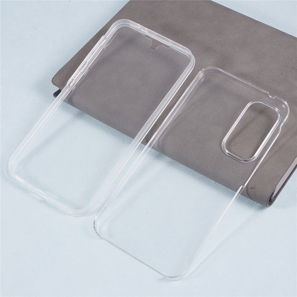 For Samsung Galaxy A26 5G Phone Case TPU Frame Clear Acrylic Back Cover with PET Film