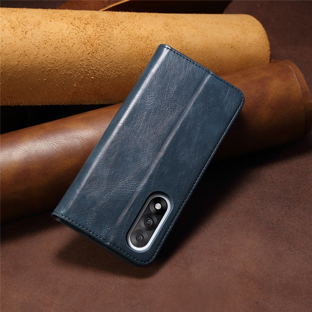 For OnePlus Nord 5 5G Case Crazy Horse Texture Waxy Leather Wallet Stand Phone Cover