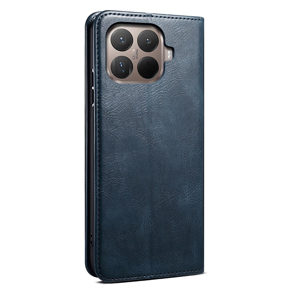 For Xiaomi 15T Pro Case Crazy Horse Texture Waxy Leather Wallet Stand Phone Cover