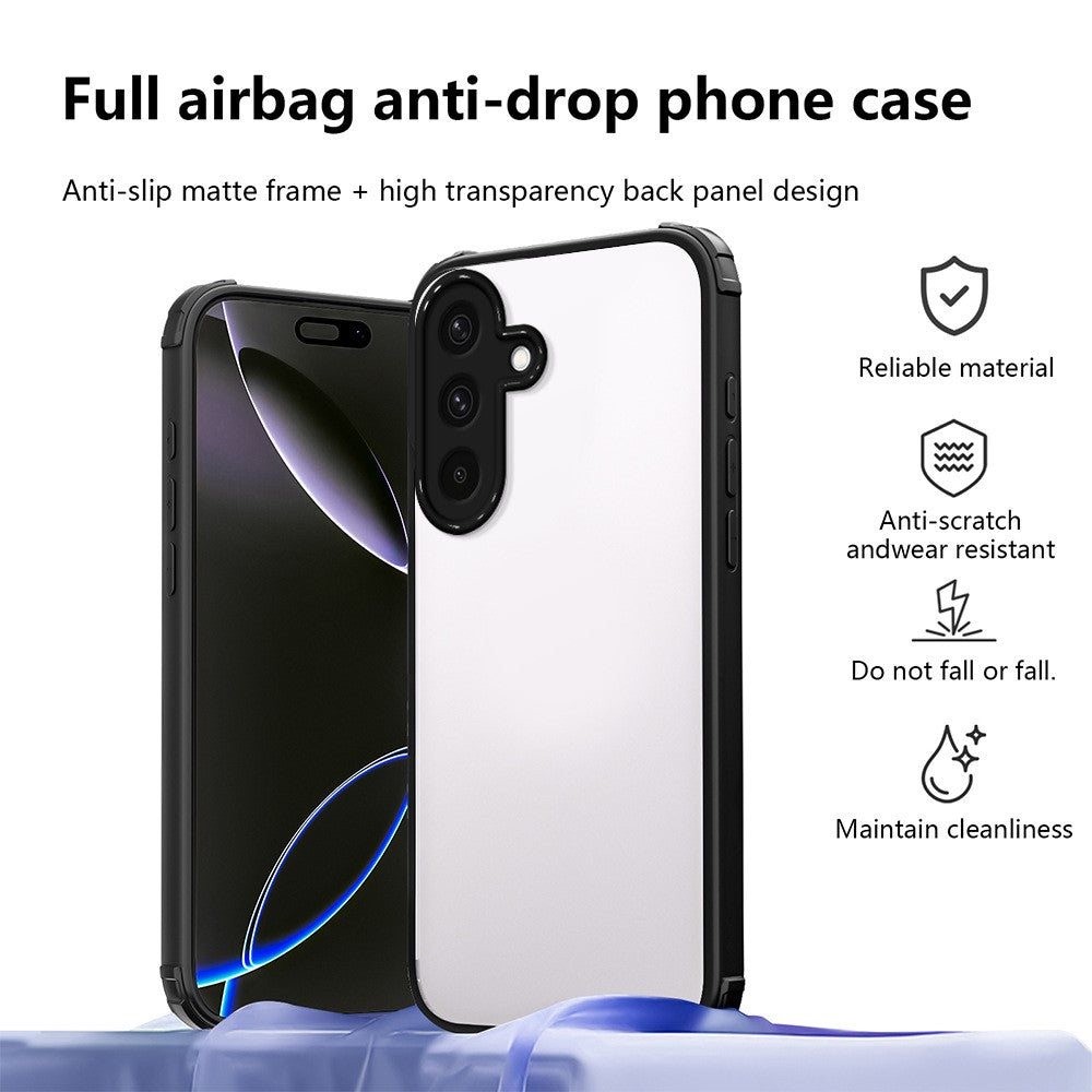 For Samsung Galaxy A17 4G / 5G / A26 5G Case Reinforced Airbags PC + TPU Shockproof Phone Cover