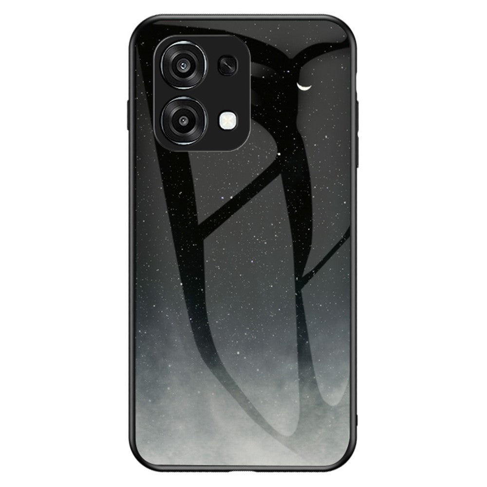 For Oppo A6 5G  /  A6 Pro 5G  /  4G  /  F31 5G Case Starry Sky Pattern Tempered Glass Phone Cover