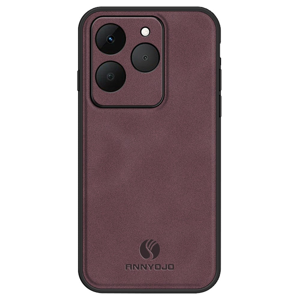 ANNYOJO For Realme 15T 5G Case PU Leather + PC + TPU Anti Drop Phone Back Cover