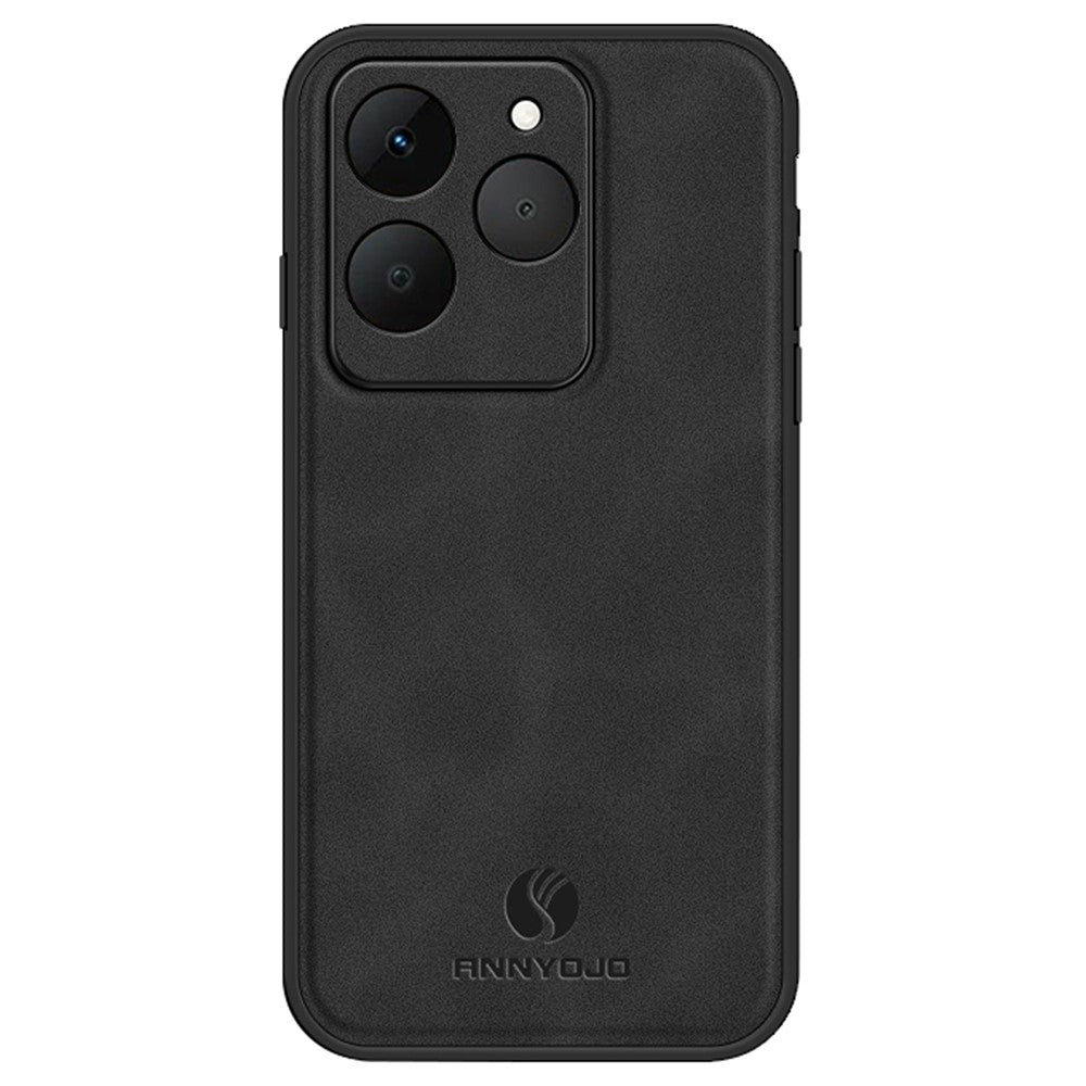 ANNYOJO For Realme 15T 5G Case PU Leather + PC + TPU Anti Drop Phone Back Cover