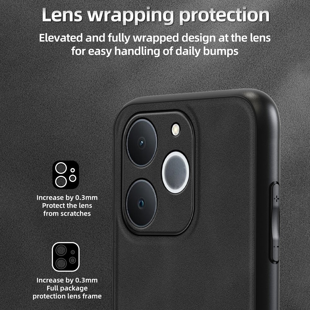 ANNYOJO For Realme C71 4G  /  Note 70 4G Case PU Leather + PC + TPU Anti Drop Phone Back Cover