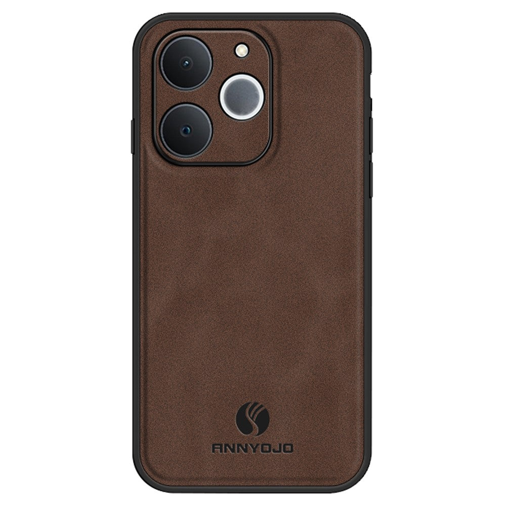 ANNYOJO For Realme C71 4G  /  Note 70 4G Case PU Leather + PC + TPU Anti Drop Phone Back Cover