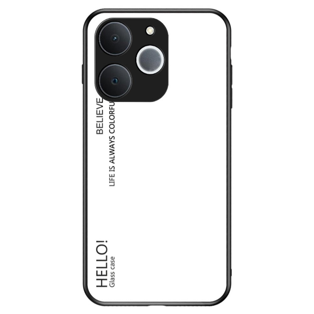 For Realme C71 4G  /  Note 70 4G Case Anti-Scratch Tempered Glass + PC + TPU Phone Cover