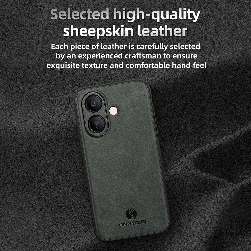 ANNYOJO For vivo V60 Lite 5G  /  4G Case PU Leather + PC + TPU Anti Drop Phone Back Cover