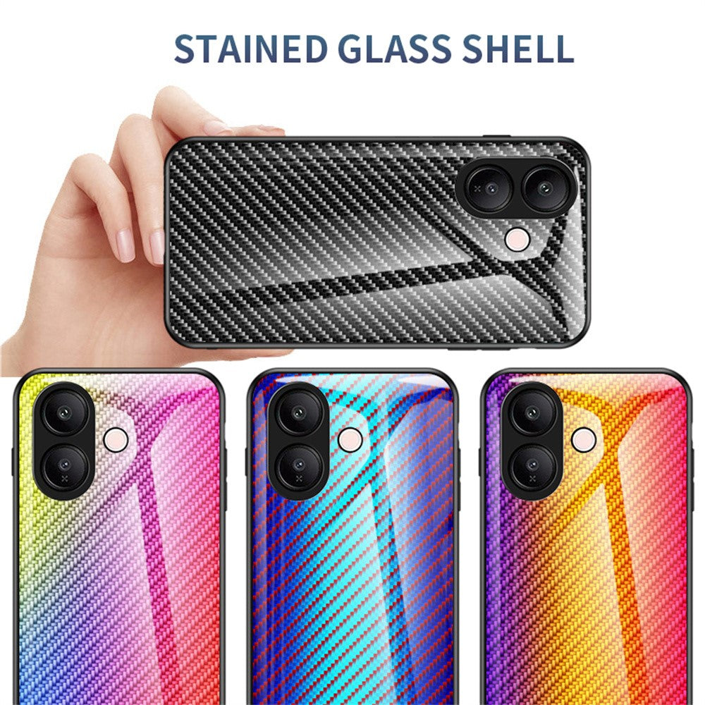 For vivo V60 Lite 5G  /  4G Case Tempered Glass Shockproof Phone Cover