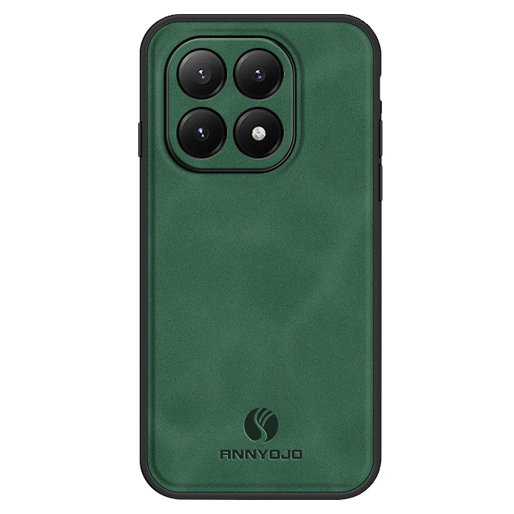 ANNYOJO For Xiaomi 15T Case PU Leather + PC + TPU Anti Drop Phone Back Cover