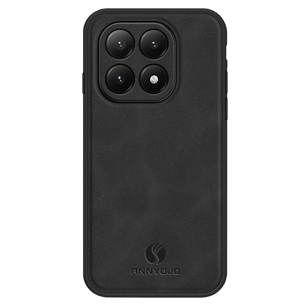 ANNYOJO For Xiaomi 15T Case PU Leather + PC + TPU Anti Drop Phone Back Cover