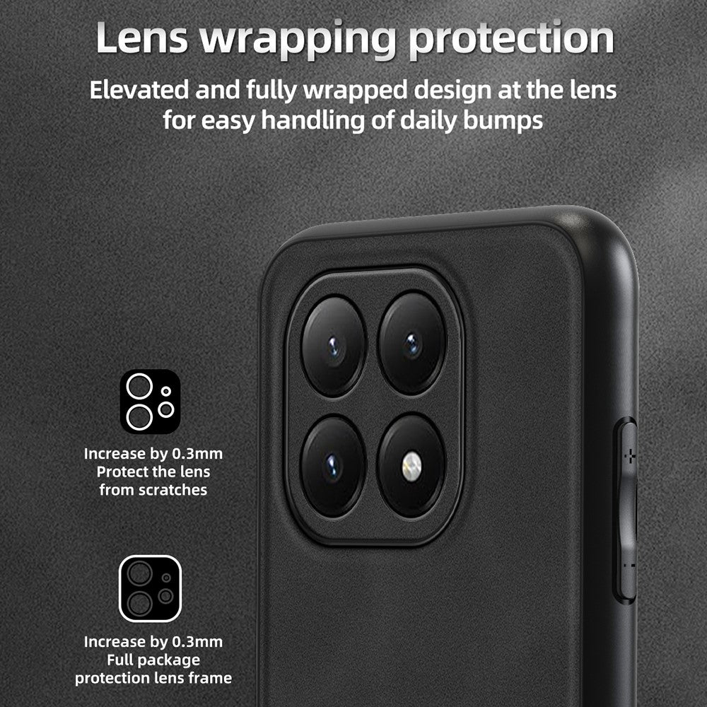 ANNYOJO For Xiaomi 15T Pro Case PU Leather + PC + TPU Anti Drop Phone Back Cover