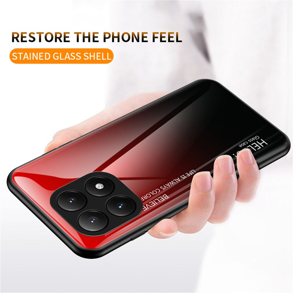 For Xiaomi 15T Pro Case Anti-Scratch Tempered Glass + PC + TPU Phone Cover