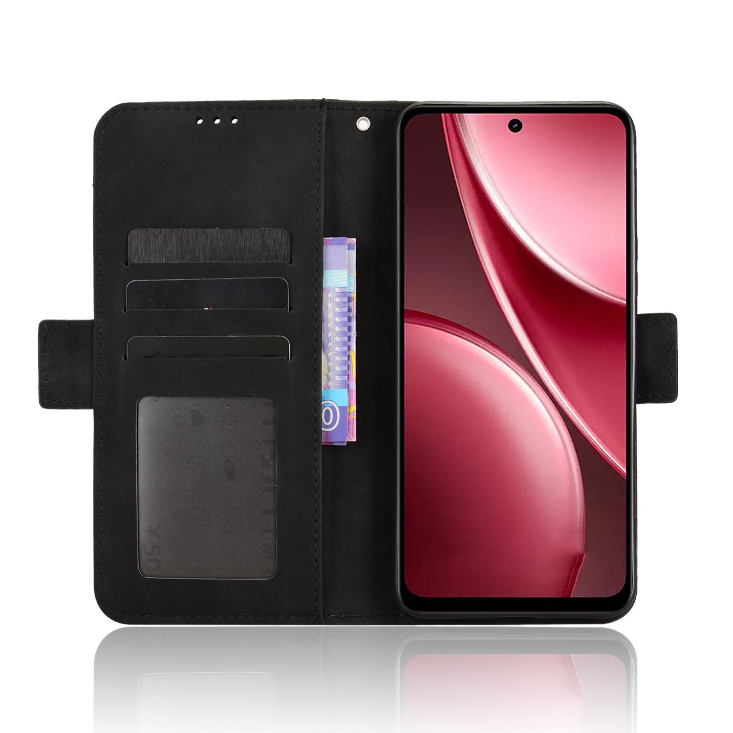 For vivo Y21d / vivo Y31 5G Leather Case Phone Wallet Cover with Multiple Card Slots