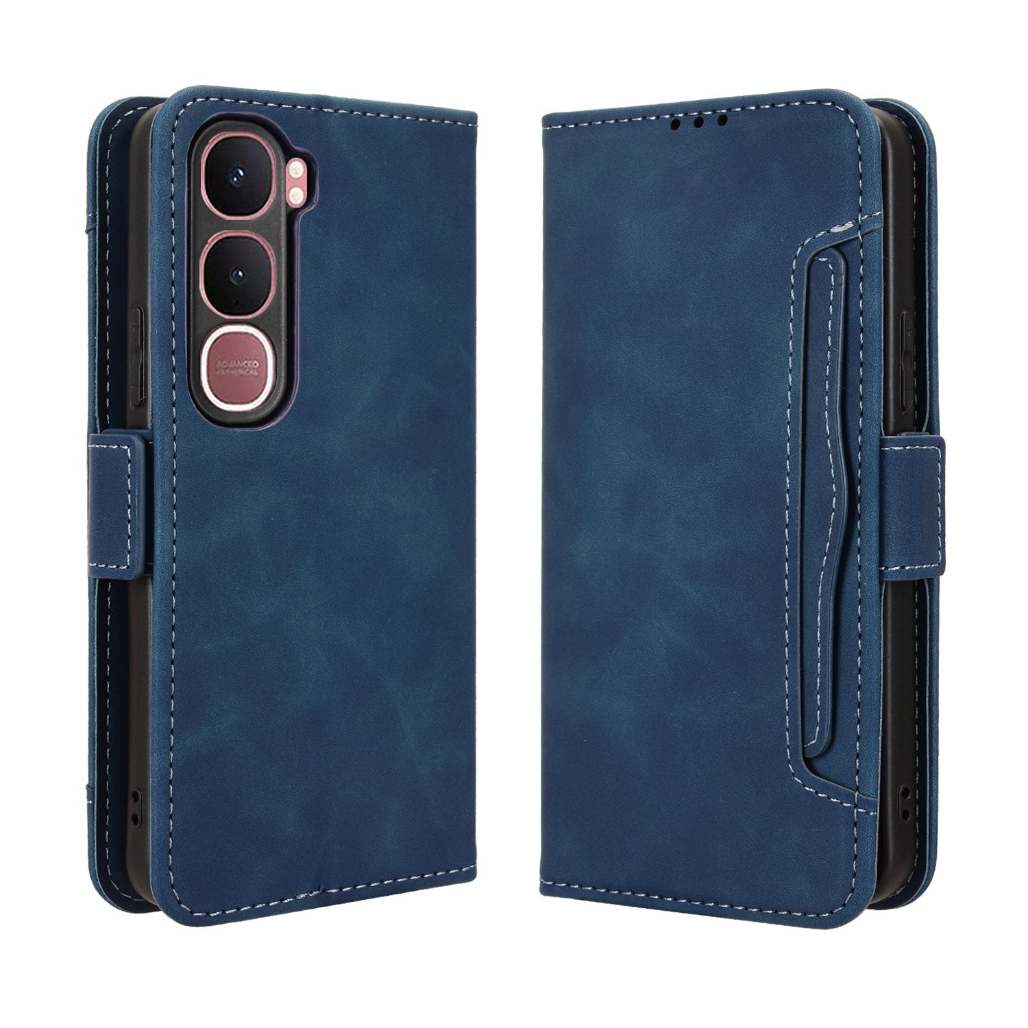 For vivo Y21d / vivo Y31 5G Leather Case Phone Wallet Cover with Multiple Card Slots