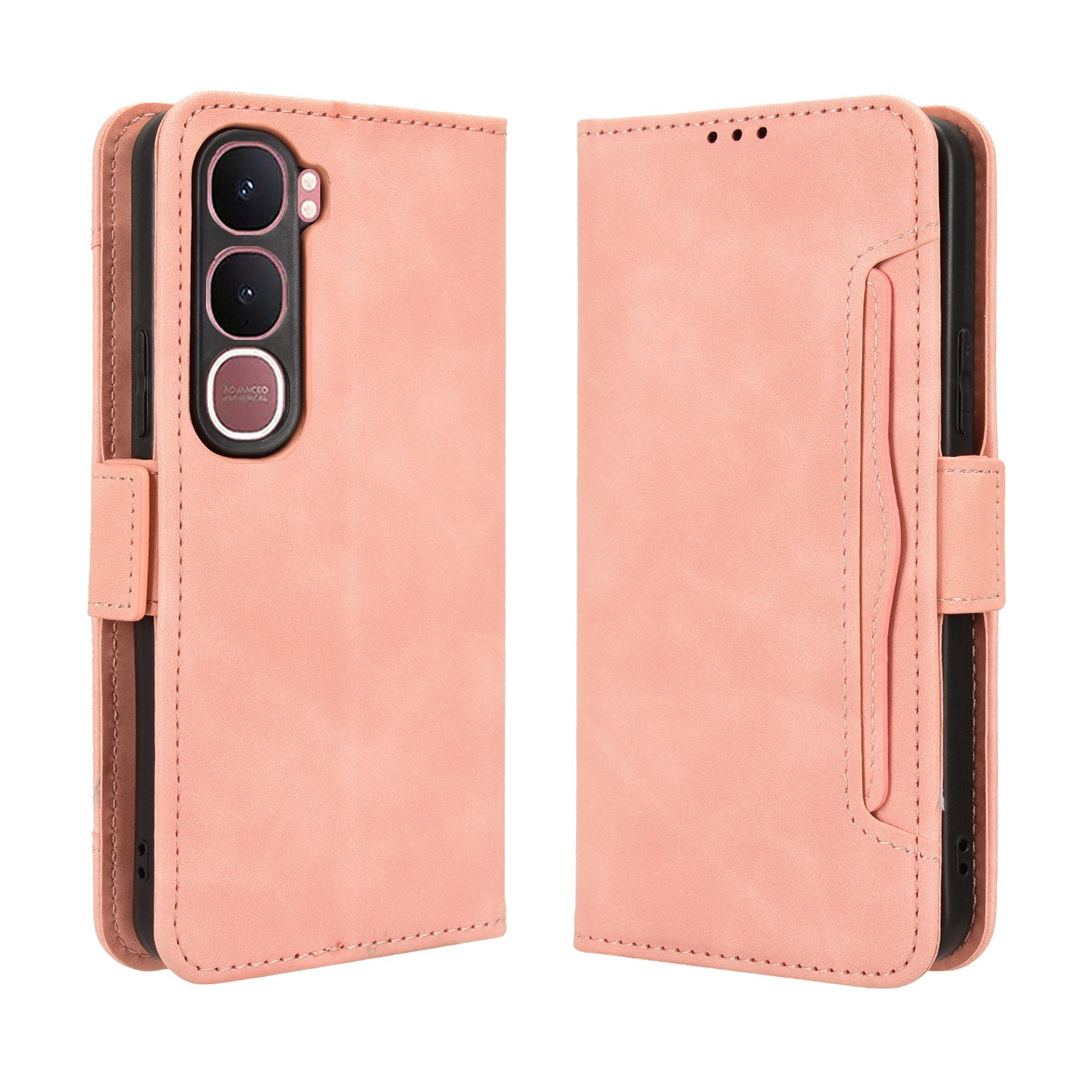 For vivo Y21d / vivo Y31 5G Leather Case Phone Wallet Cover with Multiple Card Slots