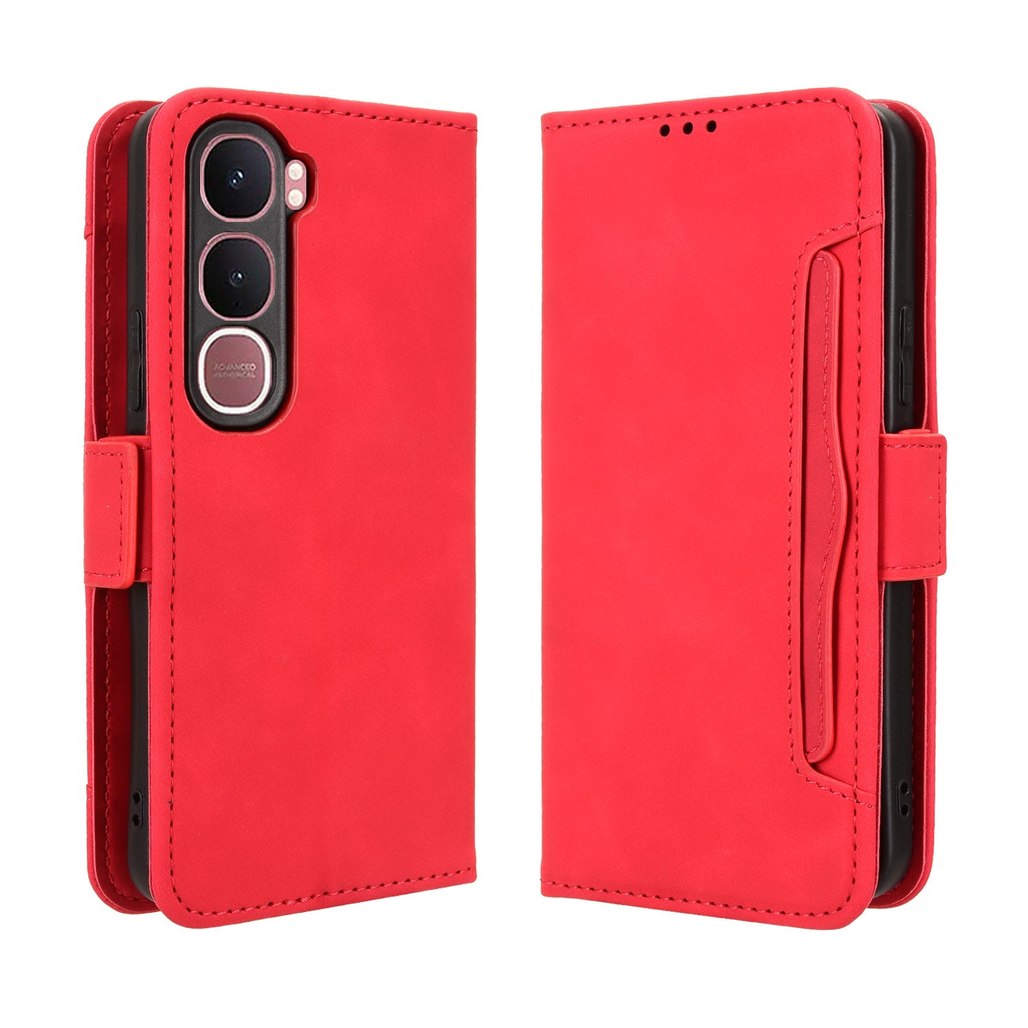 For vivo Y21d / vivo Y31 5G Leather Case Phone Wallet Cover with Multiple Card Slots