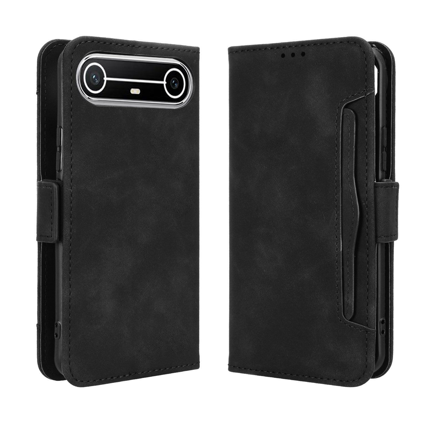 For TECNO Pova Slim 5G / TECNO Spark Slim 4G Leather Case Phone Wallet Cover with Multiple Card Slots