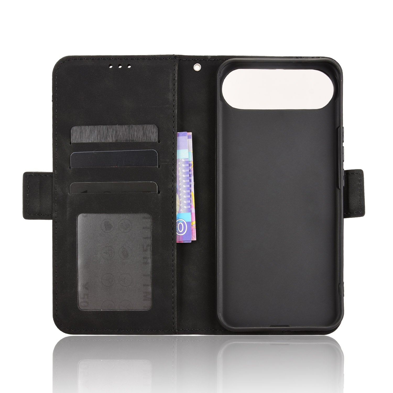 For TECNO Pova Slim 5G / TECNO Spark Slim 4G Leather Case Phone Wallet Cover with Multiple Card Slots