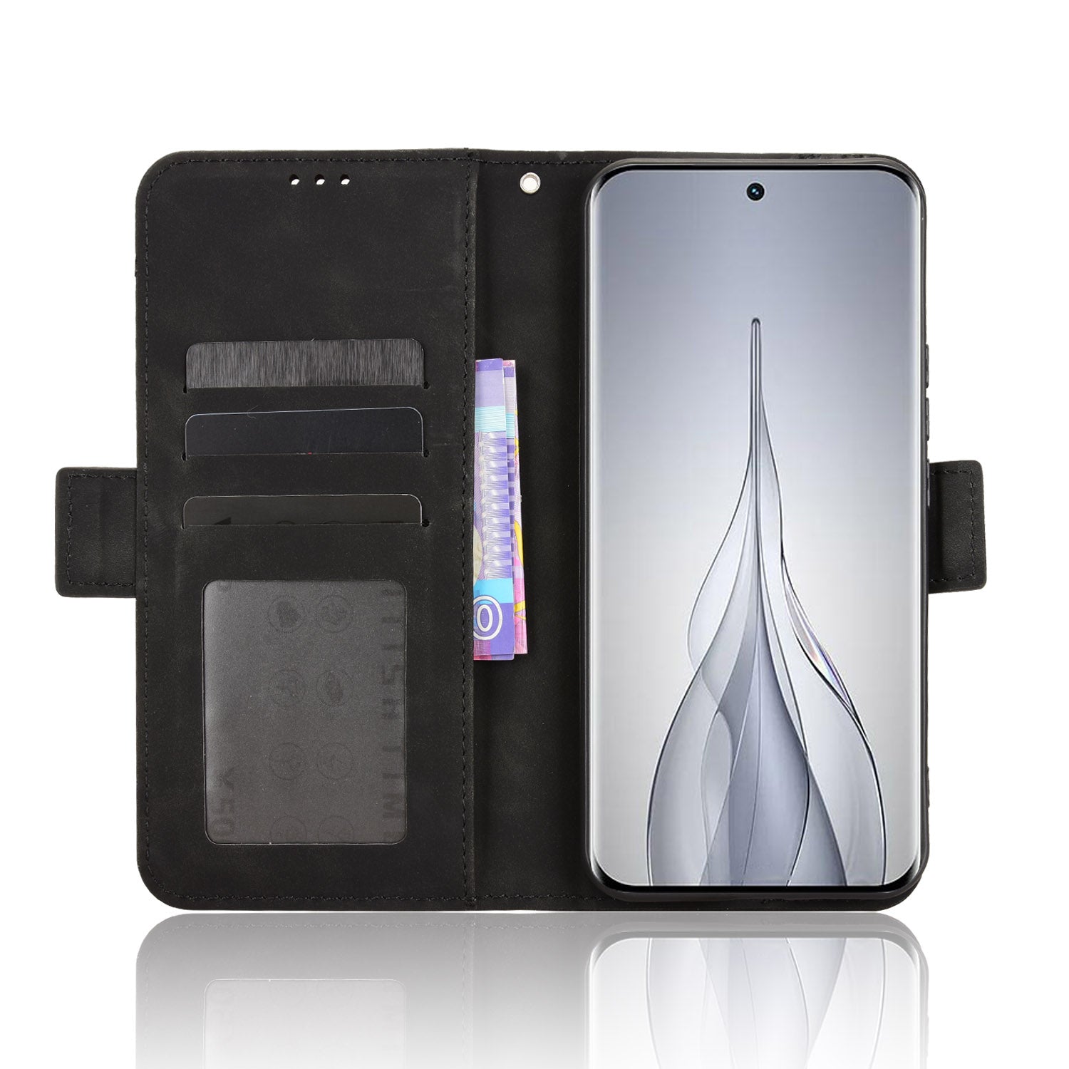 For TECNO Pova Slim 5G / TECNO Spark Slim 4G Leather Case Phone Wallet Cover with Multiple Card Slots