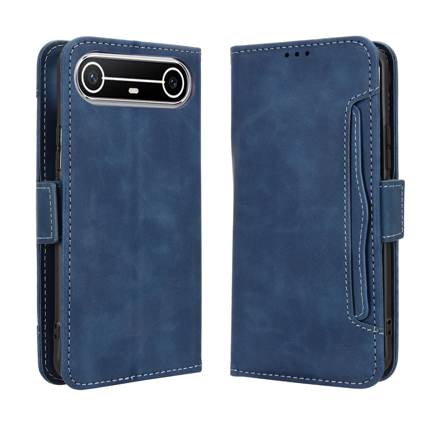For TECNO Pova Slim 5G / TECNO Spark Slim 4G Leather Case Phone Wallet Cover with Multiple Card Slots