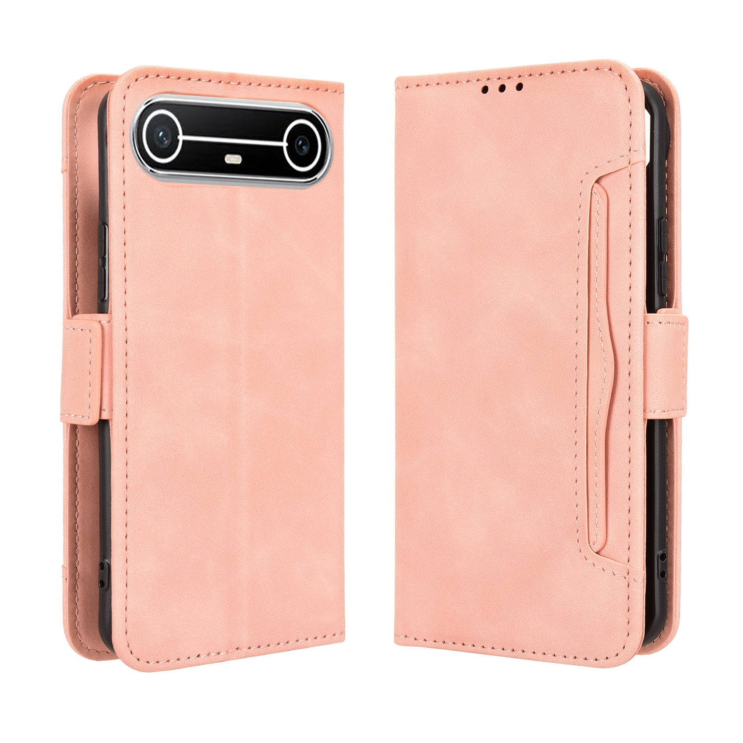 For TECNO Pova Slim 5G / TECNO Spark Slim 4G Leather Case Phone Wallet Cover with Multiple Card Slots