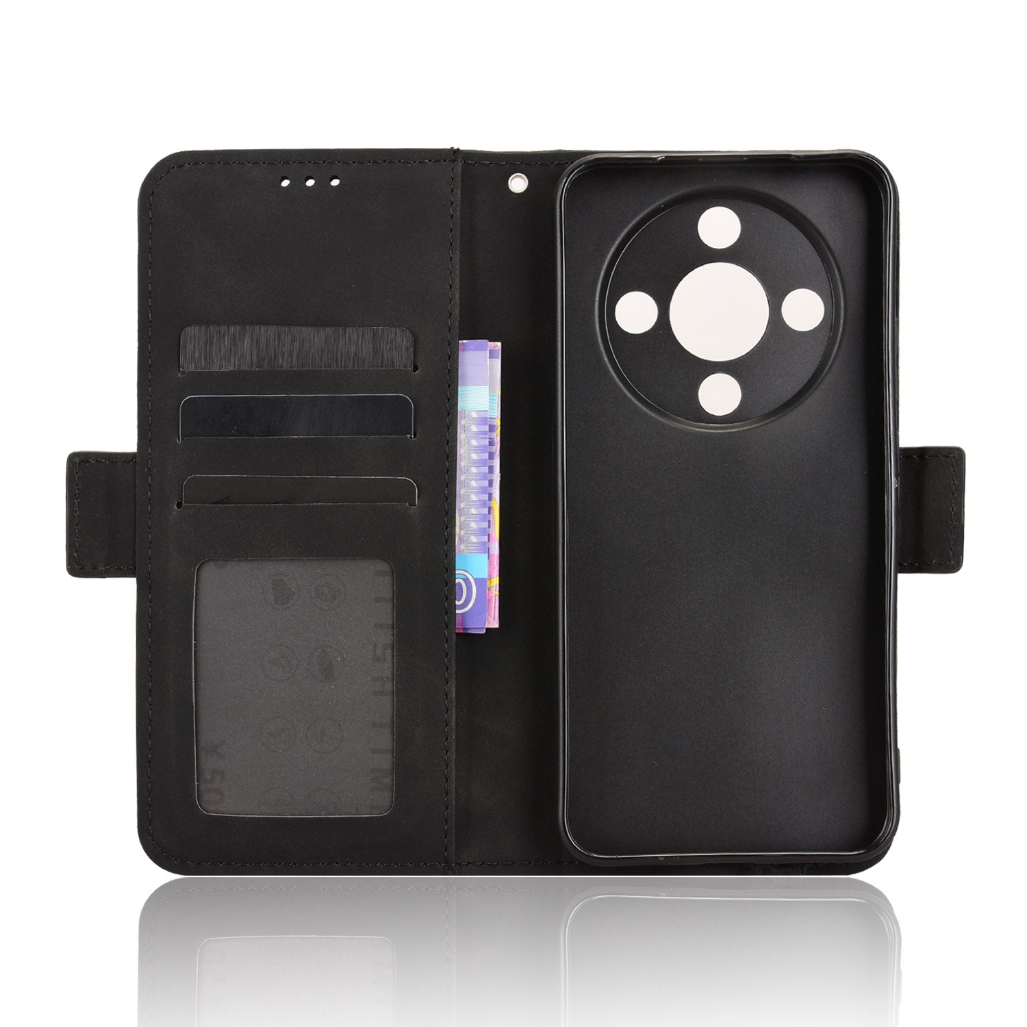 For Honor X70 5G / Honor X9d 5G Leather Case Phone Wallet Cover with Multiple Card Slots