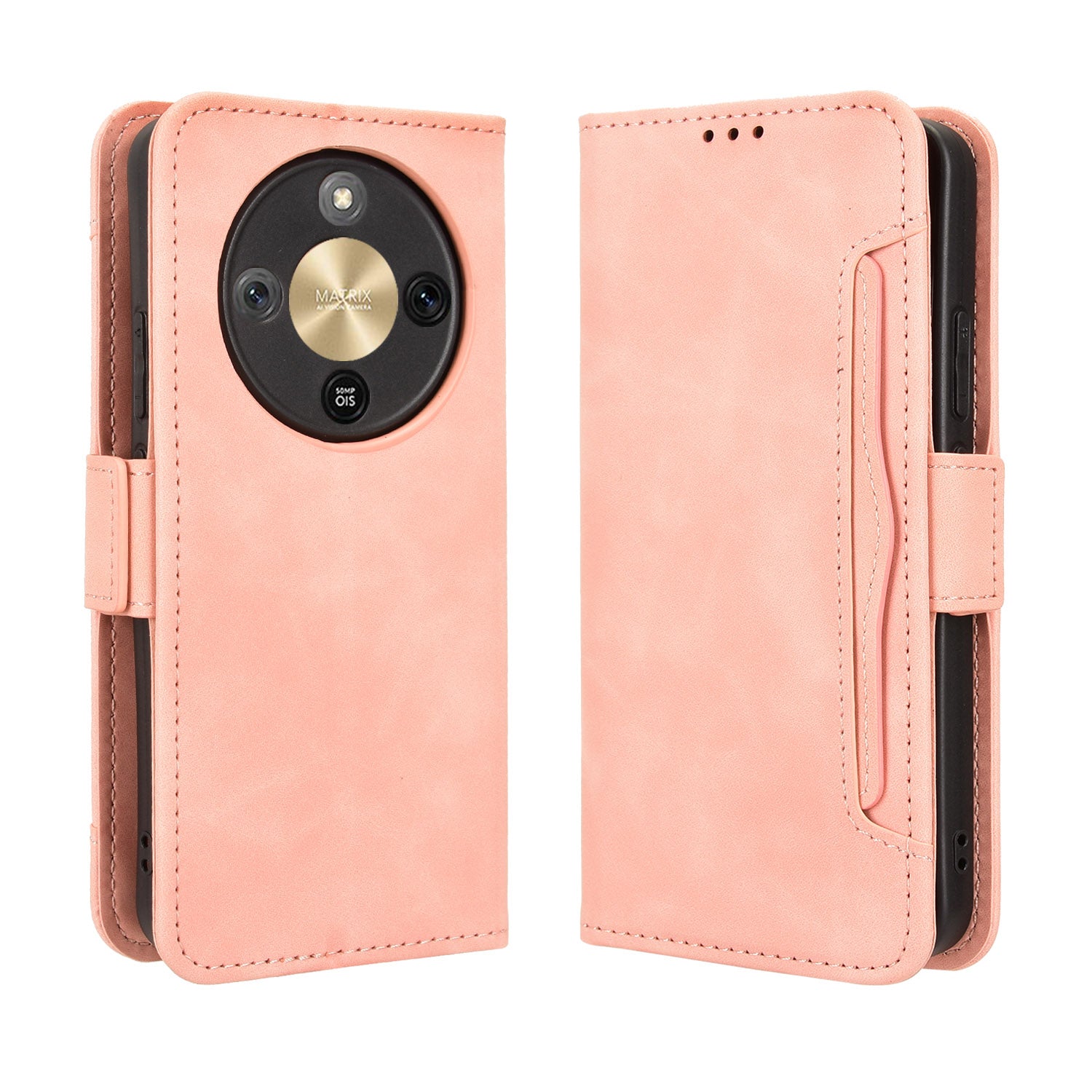 For Honor X70 5G / Honor X9d 5G Leather Case Phone Wallet Cover with Multiple Card Slots