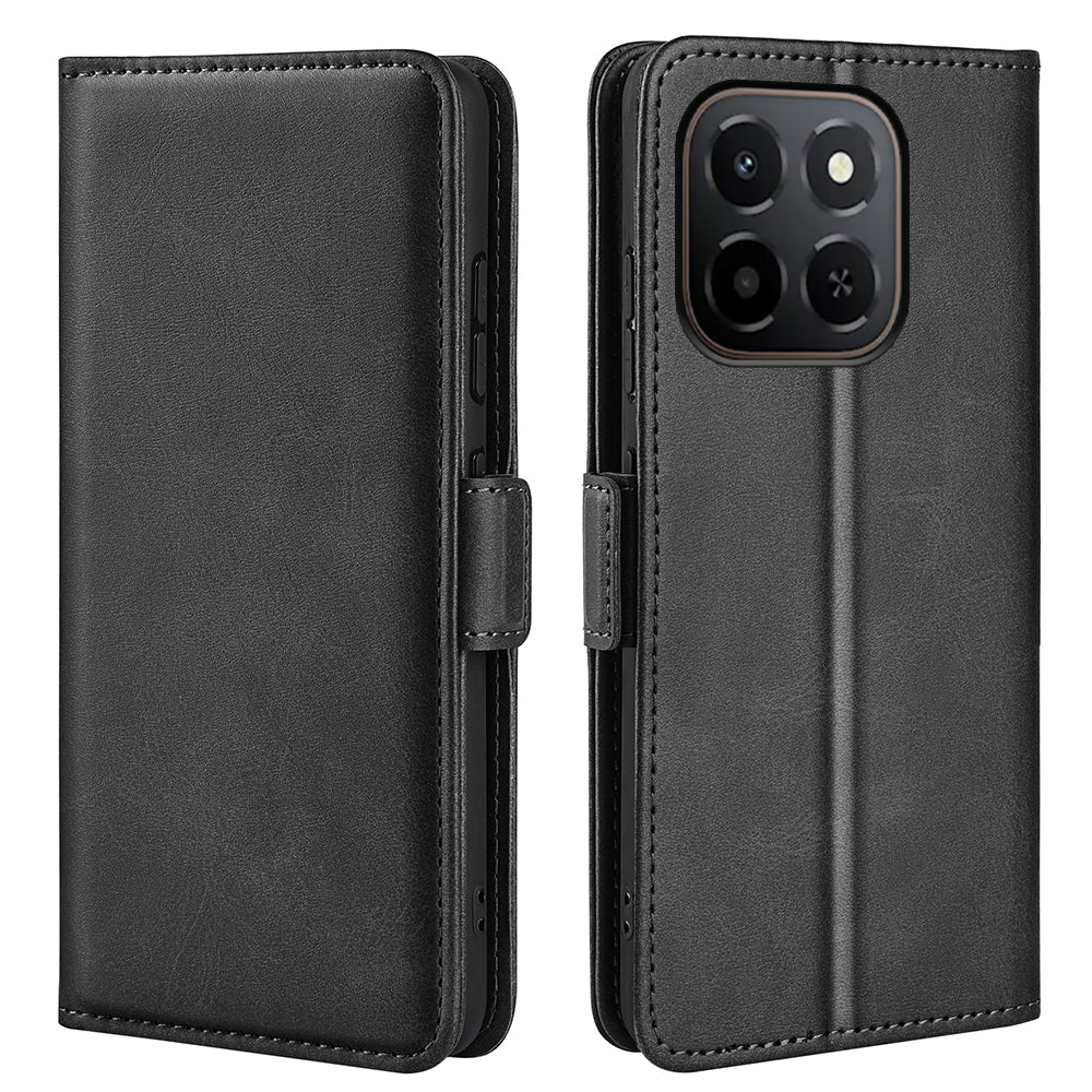 For Honor X6c 4G Case Calf Texture Leather Wallet Phone Cover