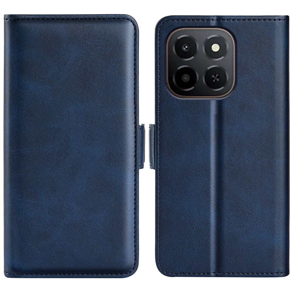 For Honor X6c 4G Case Calf Texture Leather Wallet Phone Cover