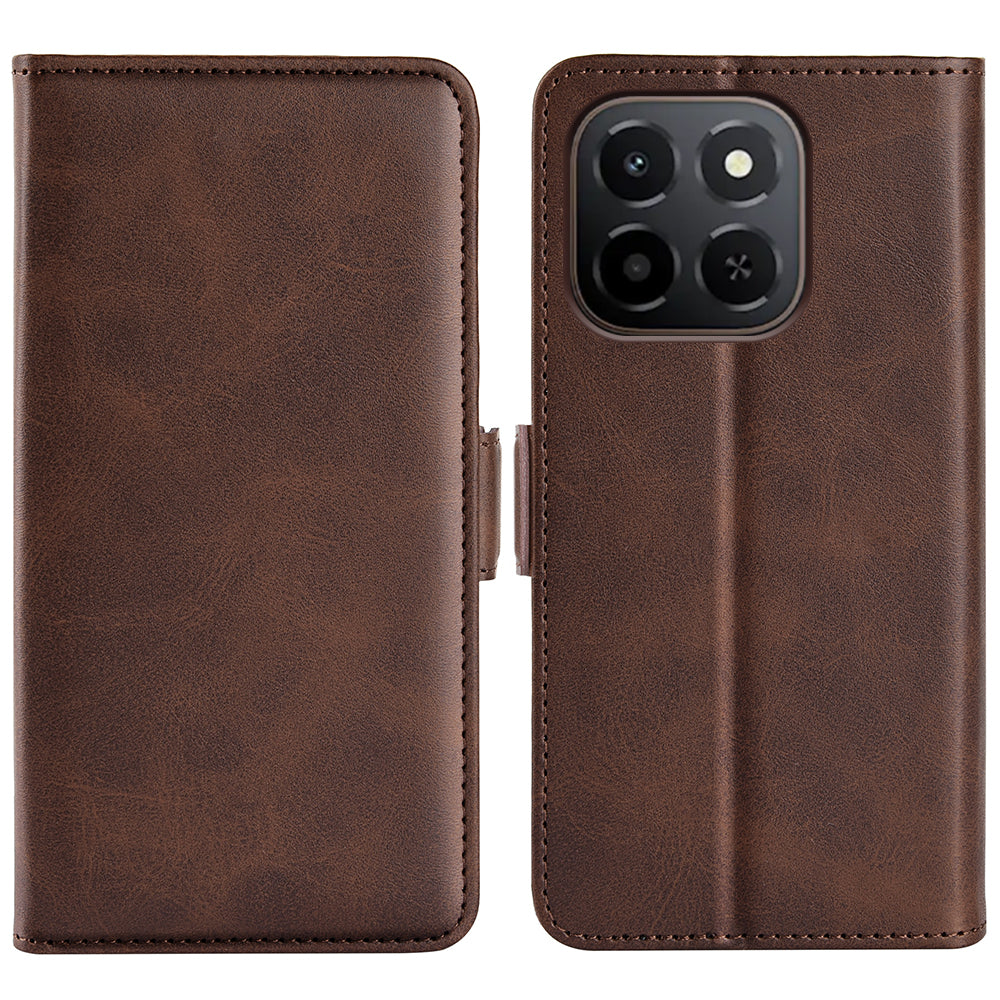 For Honor X6c 4G Case Calf Texture Leather Wallet Phone Cover