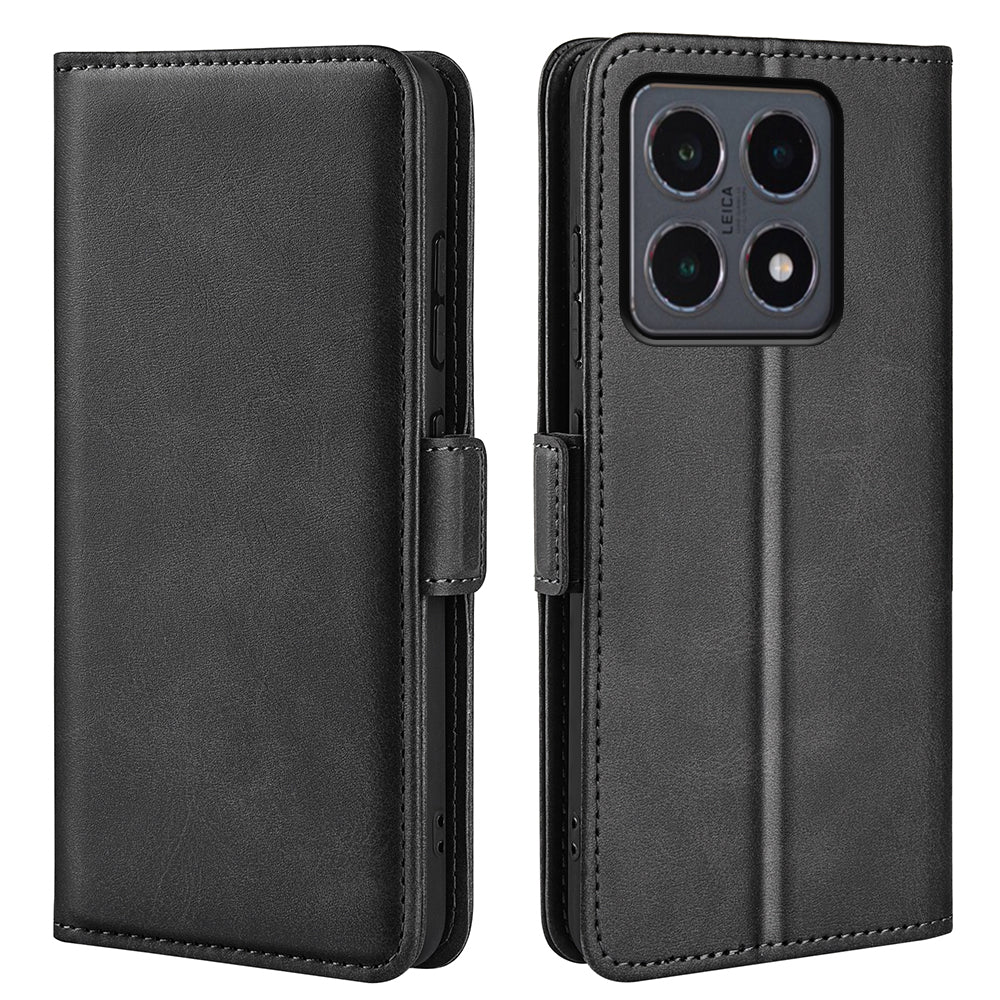 For Xiaomi 15T Case Calf Texture Leather Wallet Phone Cover