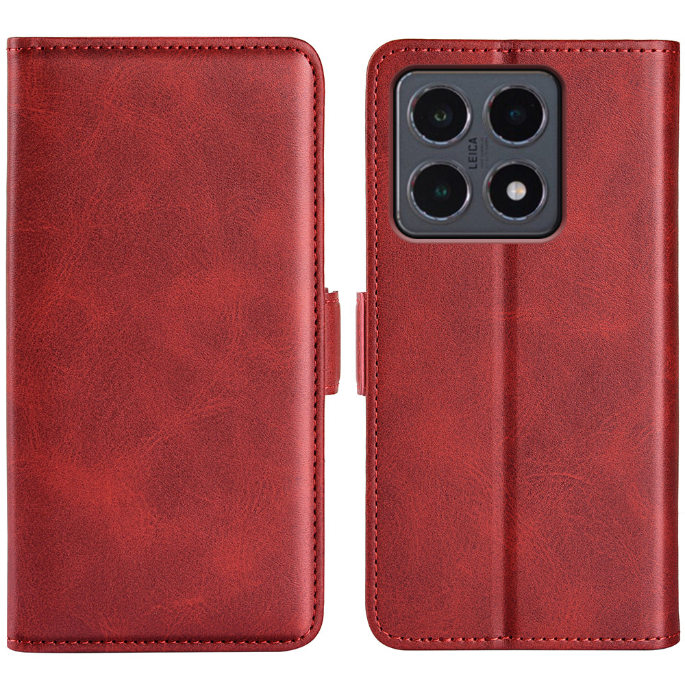 For Xiaomi 15T Case Calf Texture Leather Wallet Phone Cover