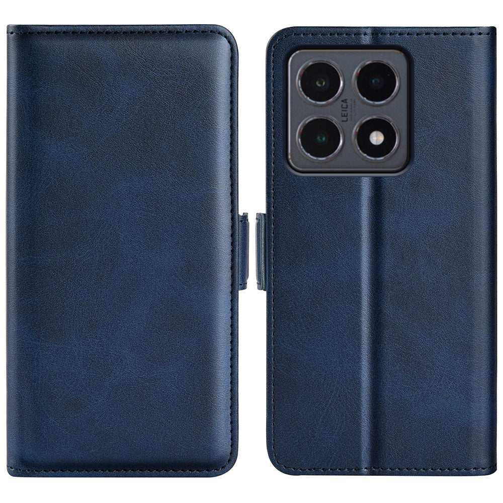 For Xiaomi 15T Case Calf Texture Leather Wallet Phone Cover