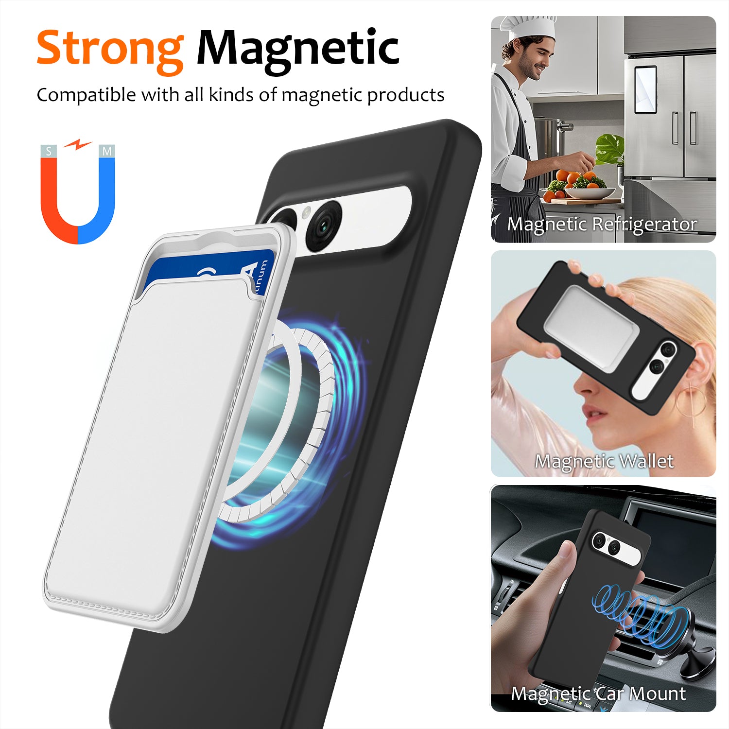 For Sony Xperia 10 VII Case Compatible with MagSafe Anti-Drop Liquid Silicone Phone Cover