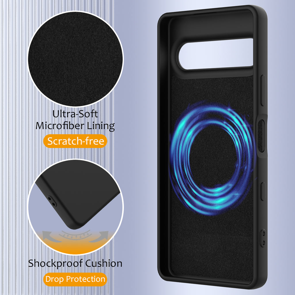 For Sony Xperia 10 VII Case Compatible with MagSafe Anti-Drop Liquid Silicone Phone Cover