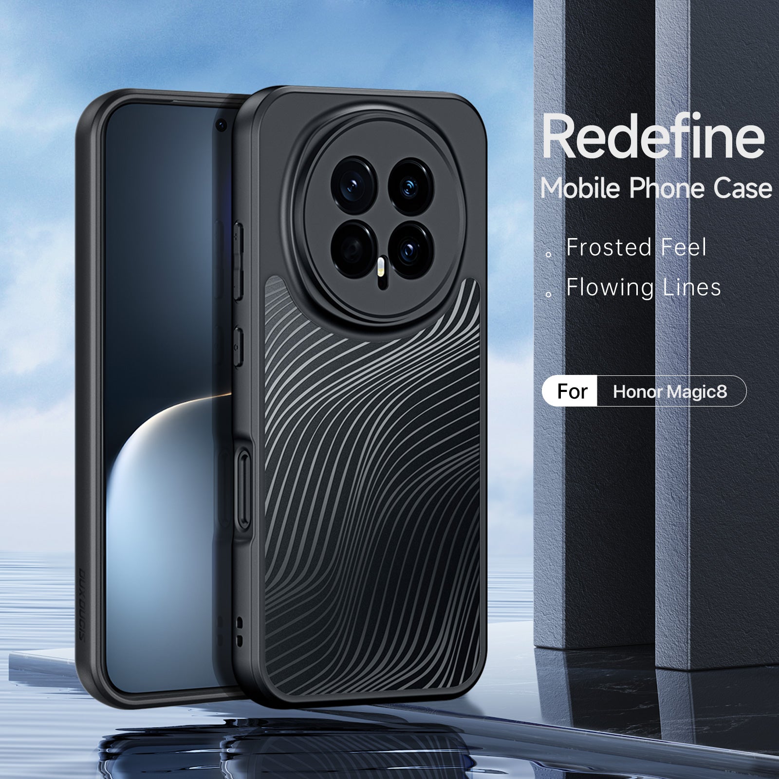 For Honor Magic8 5G Case DUX DUCIS Aimo Series TPU+PC Matte Drop-proof Phone Cover (REACH Certification)