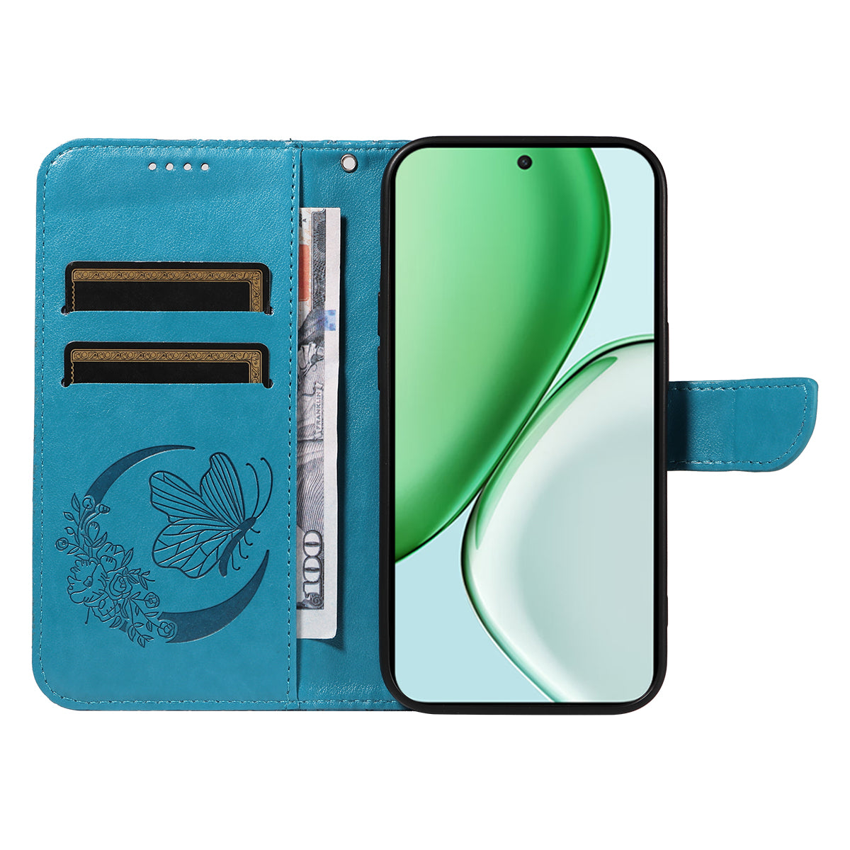 For Honor X9d 5G / Honor X70 5G Case Butterfly Pattern PU Leather Folio Flip Phone Cover