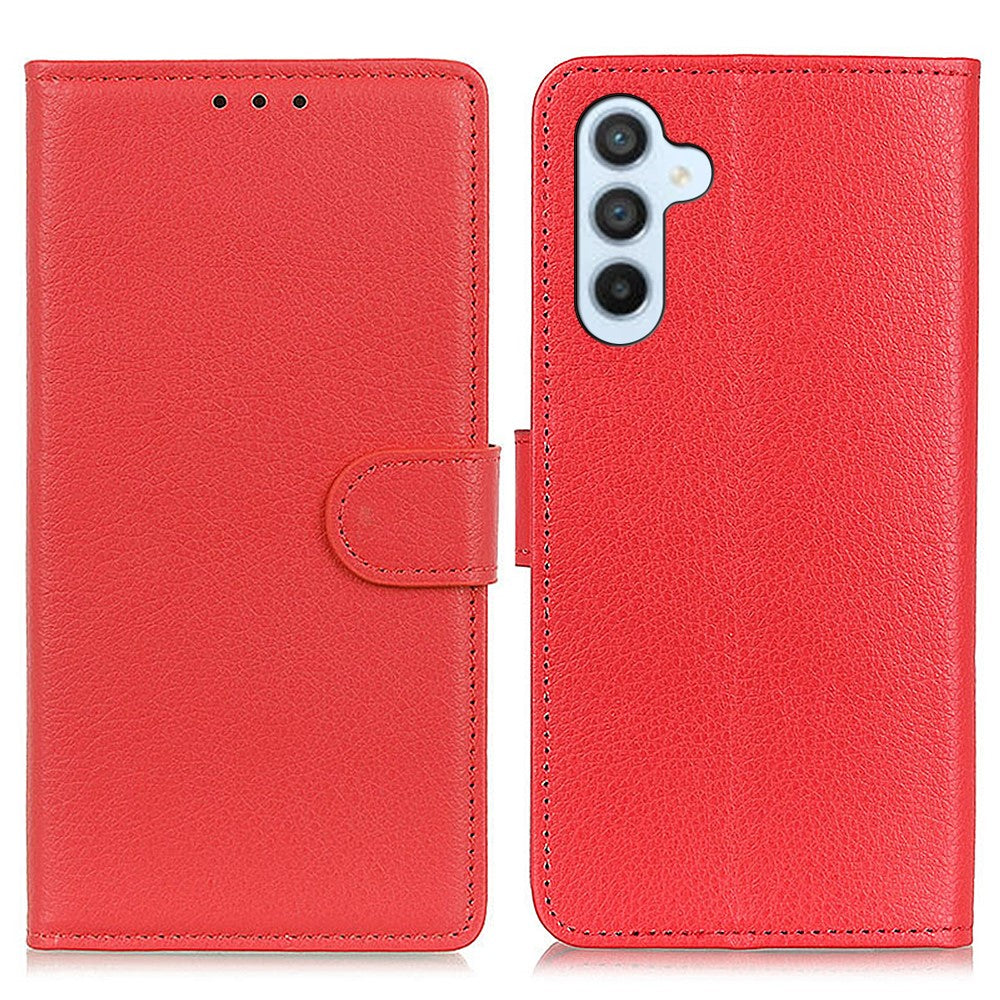 Funda tipo cartera para Samsung Galaxy S26 / S26 Pro, de piel sintética con textura de lichi.