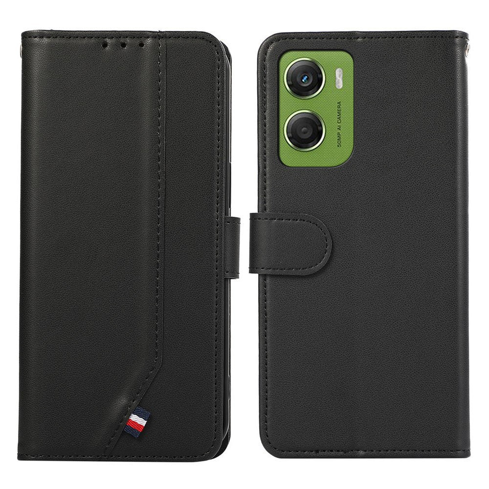 For Motorola Moto G06 4G Case RFID Blocking Flip Leather Phone Cover