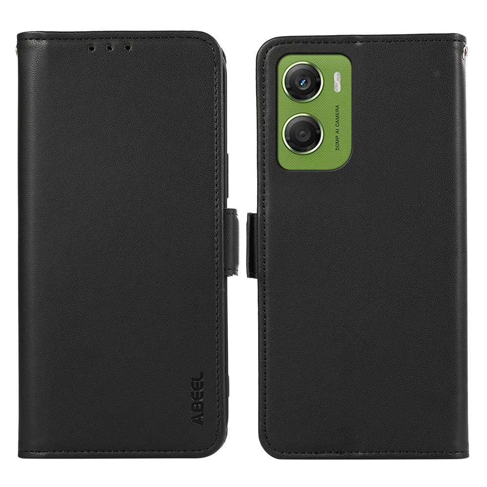 ABEEL For Motorola Moto G06 4G Case Leather Phone Cover with RFID Blocking Wallet