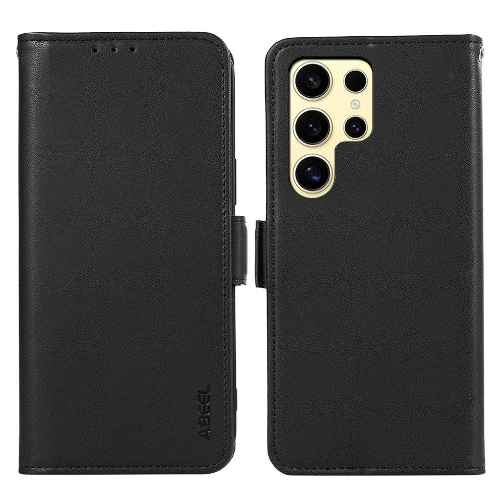 ABEEL For Samsung Galaxy S26 Ultra Case Leather Phone Cover with RFID Blocking Wallet