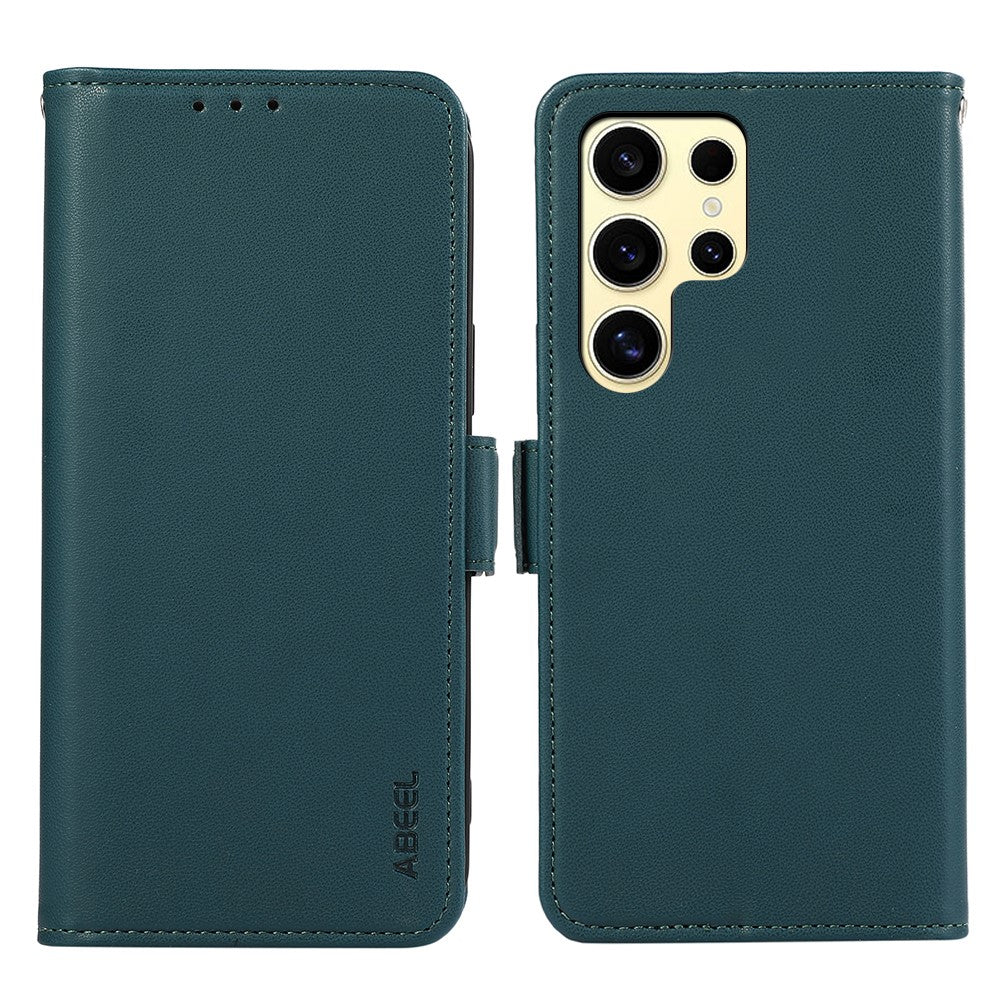 ABEEL For Samsung Galaxy S26 Ultra Case Leather Phone Cover with RFID Blocking Wallet